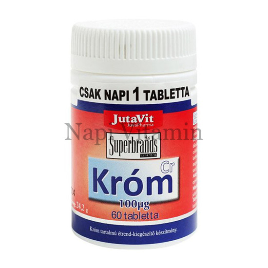 JutaVit Króm 100mcg tabletta 60x