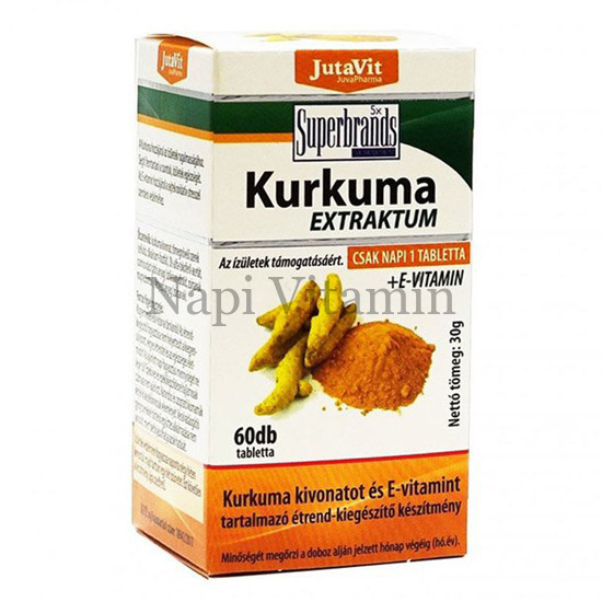 JutaVit Kurkuma tabletta 60x