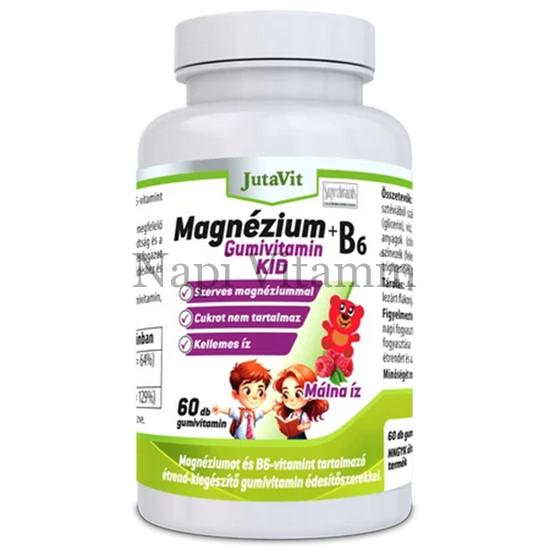 JutaVit Magnézium+B6 KID gumivitamin 60x