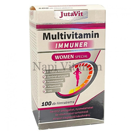 JutaVit Multivitamin Immuner Women Special filmtabletta 100x JutaVit Multivitamin Immuner Women Special filmtabletta 100x