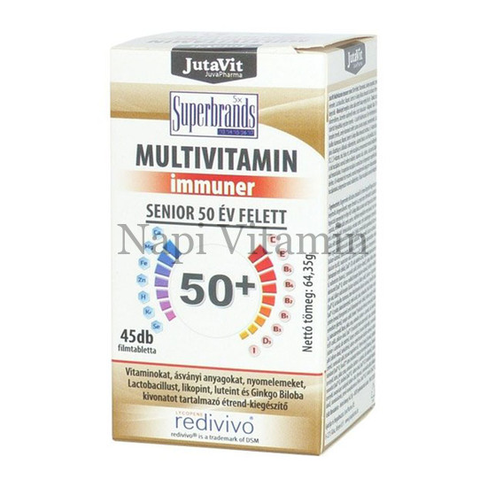 JutaVit Multivitamin 50 év felettieknek 45x