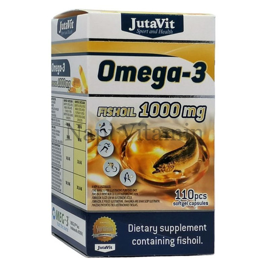 JutaVit Omega-3 halolaj 1000 mg kapszula 110x