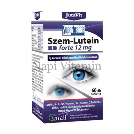 JutaVit Szem-Lutein Forte 12 mg tabletta 60x