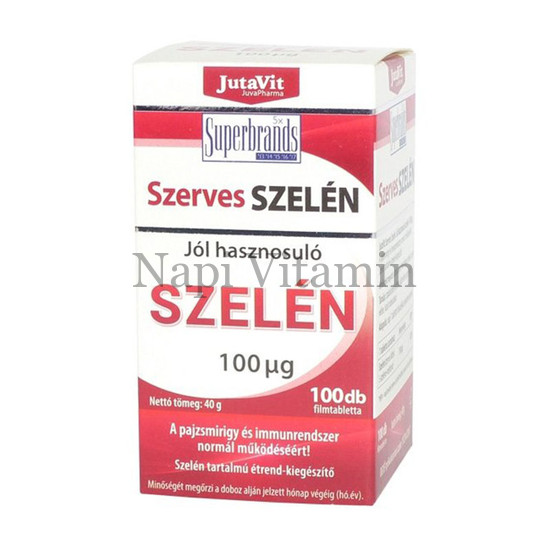 JutaVit Szerves Szelén tabletta 100x