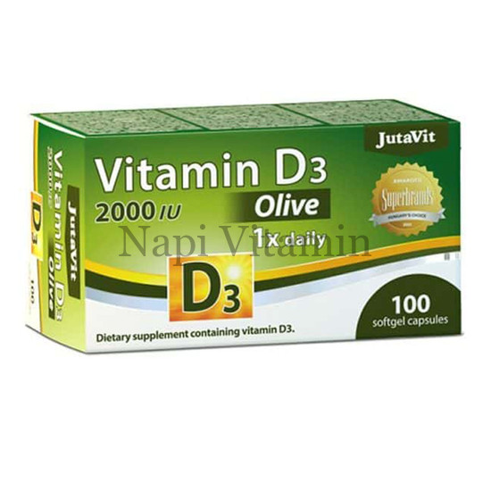 JutaVit D3 Vitamin 2000NE Oliva 100x