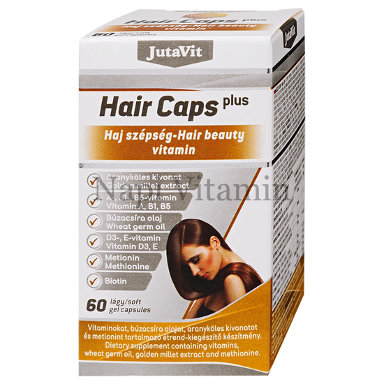 JutaVit Hair Caps Plusz kapszula 60x JutaVit Hair Caps Plusz kapszula 60x