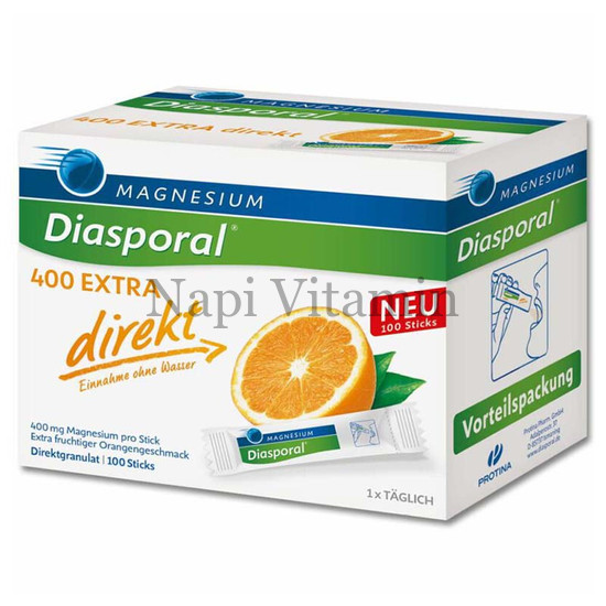 Magnesium Diasporal 400 Extra Direkt 400mg Magnézium 100x