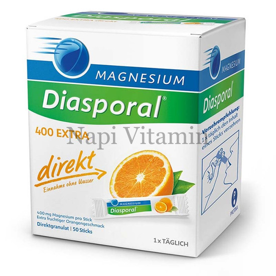 Magnesium Diasporal 400 Extra Direkt 400mg Magnézium 50x