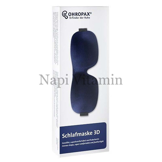 Ohropax 3D Comfort Alvómaszk Kék Színben 1x