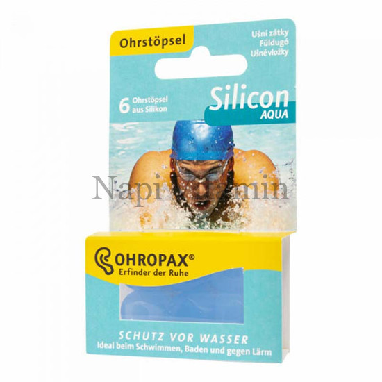Ohropax Silicon Aqua Kék Szilikonos Füldugó 6x
