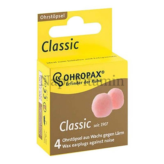 Ohropax Classic Füldugó Lágy Viaszból 4x
