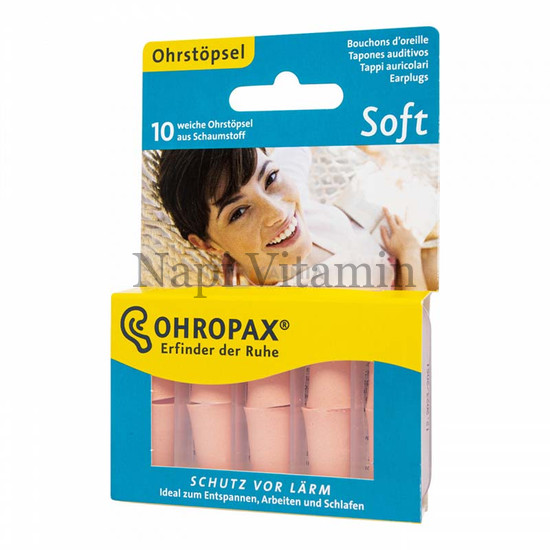 Ohropax Soft Füldugó Zaj Ellen 10x