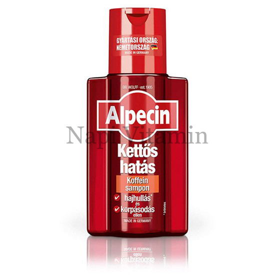 Alpecin Kettős hatású koffein sampon 200ml