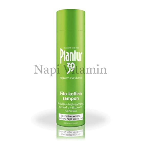 Plantur 39 Fito-koffein sampon festett hajra 250ml Plantur 39 Fito-koffein sampon festett hajra 250ml