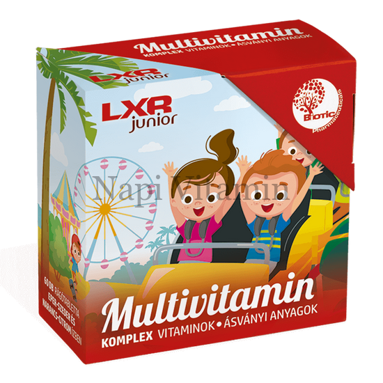 LXR Junior Multivitamin Komplex rágótabletta 60x