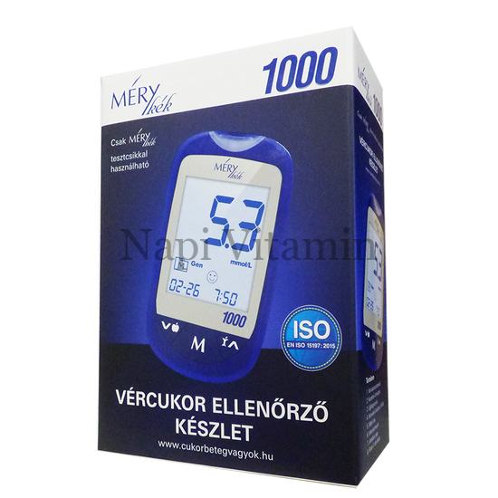 Mérykék 1000 vércukorszintmérő 1x