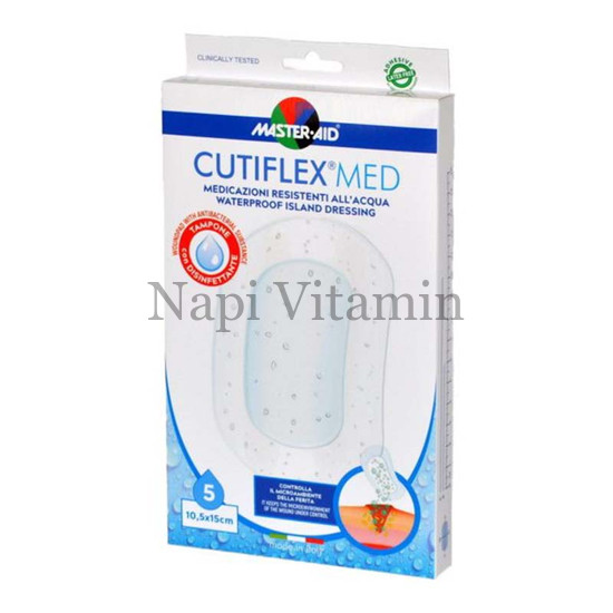 Master-Aid Cutiflex vízálló steril sebfedő 10,5x15cm 5x