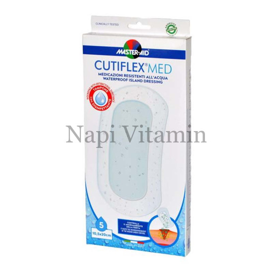 Master-Aid Cutiflex vízálló steril sebfedő 10,5x20cm 5x