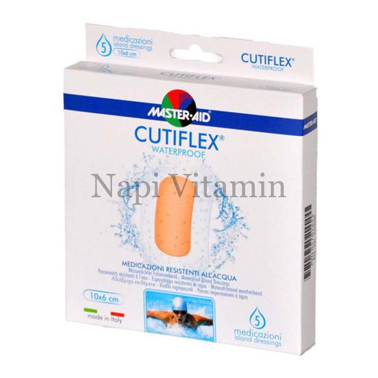 Master-Aid Cutiflex vízálló steril sebfedő 10x6cm 5x