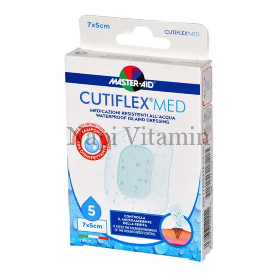 Master-Aid Cutiflex vízálló steril sebfedő 5x7cm 5x