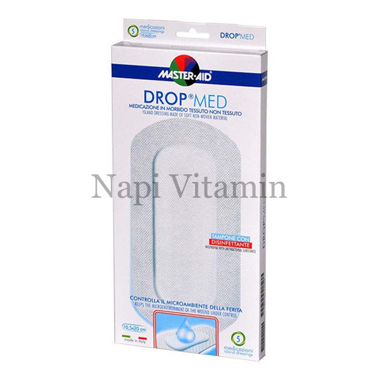 Master-Aid Drop Med Sensitive steril sebfedő 10,5x20cm 5x