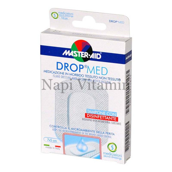 Master-Aid Drop Med Sensitive steril sebfedő 5x7cm 5x