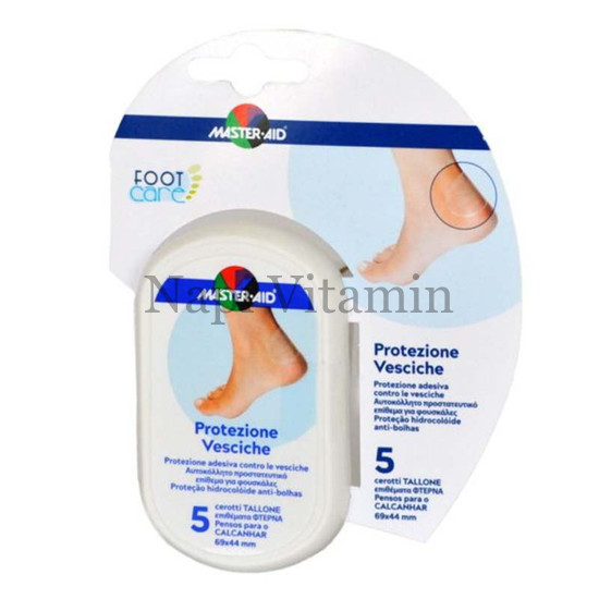 Master-Aid Foot Care vízhólyagtapasz sarokra 5x
