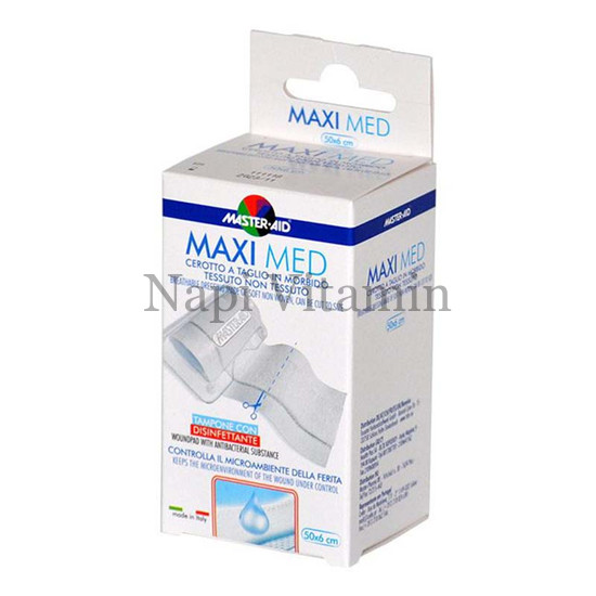 Master-Aid Maxi Med Sensitive vágható sebtapasz 0,5mx6cm 1x