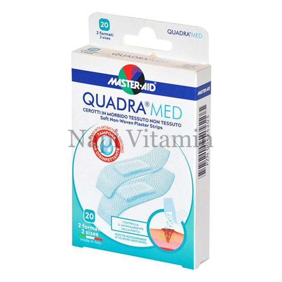 Master-Aid Quadra Med Sensitive sebtapasz 20x