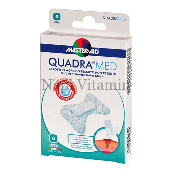 Master-Aid Quadra Med Sensitive Grande sebtapasz 10x