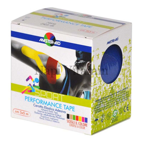 Master-Aid Sport Performance kineziológiai tapasz kék 5mx5cm 1x