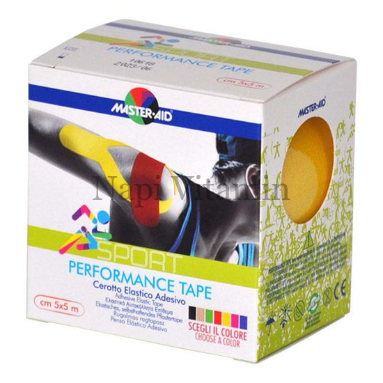 Master-Aid Sport Performance kineziológiai tapasz sárga 5mx5cm 1x