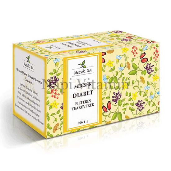 Mecsek Diabet filteres tea 20x