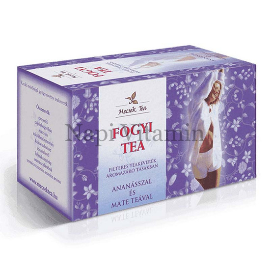Mecsek Fogyi tea ananásszal maté teával 20x