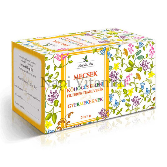 Mecsek Köhögés elleni gyermek filteres tea 20x
