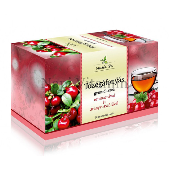 Mecsek Tőzegáfonya filteres gyümölcstea 20x