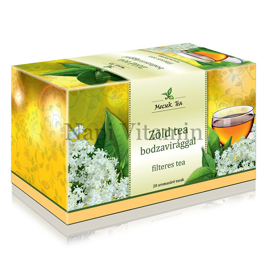 Mecsek Zöldtea Bodzavirággal filteres tea 20x