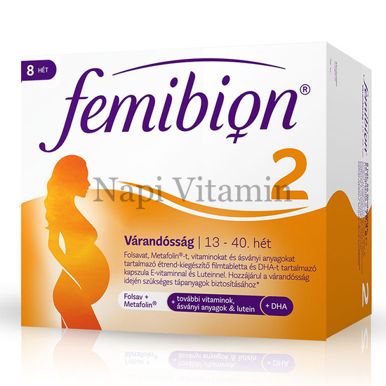Femibion 2 Várandósság filmtabletta és kapszula 56x+56x
