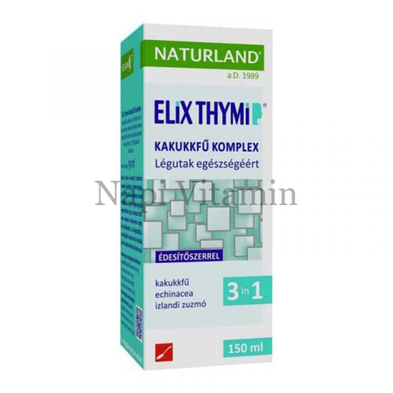 Naturland Elix Thymi Kakukkfű Komplex 150ml