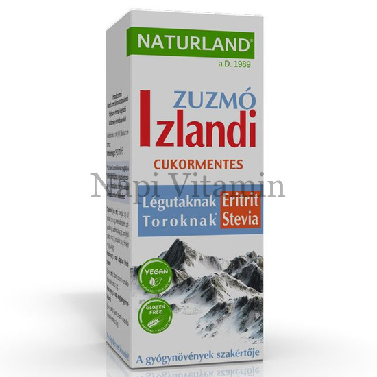 Naturland izlandi zuzmó cukormentes 150ml