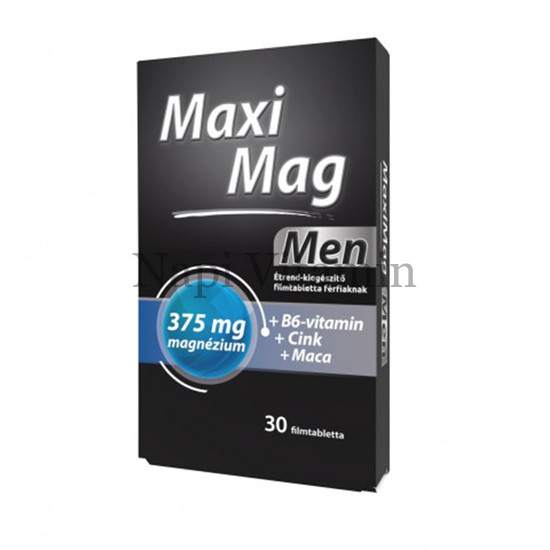MaxiMag Men Étrend-kiegészítő filmtabletta férfiaknak 30x MaxiMag Men Étrend-kiegészítő filmtabletta férfiaknak 30x