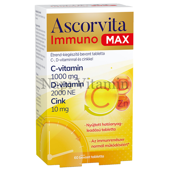 Ascorvita Immuno MAX bevont tabletta 60x
