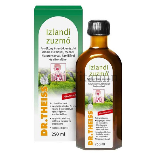Dr.Theiss Izlandi zuzmó folyadék 250ml