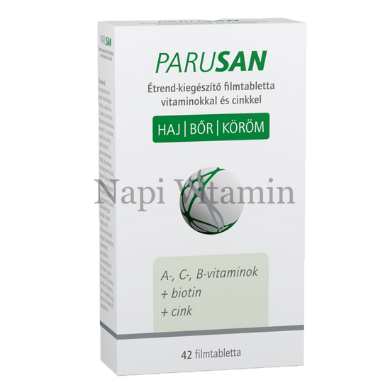 Parusan haj, bőr, köröm vitamin cinkkel filmtabletta 42x