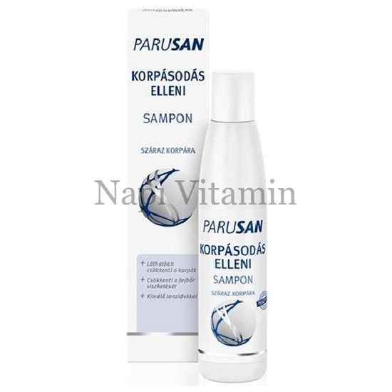 Parusan Korpásodás elleni sampon száraz korpára 200ml