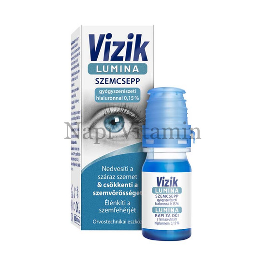 Vizik Lumina szemcsepp irritált szemre 10ml