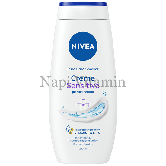 Nivea Creme Sensitive krémtusfürdő 250ml