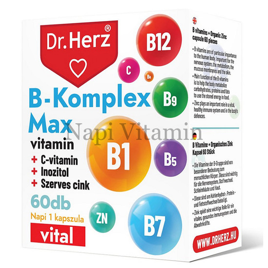 Dr. Herz B-Komplex Max kapszula 60x