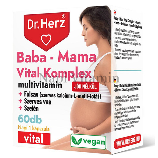 Dr. Herz Baba-Mama vital komplex kapszula 60x