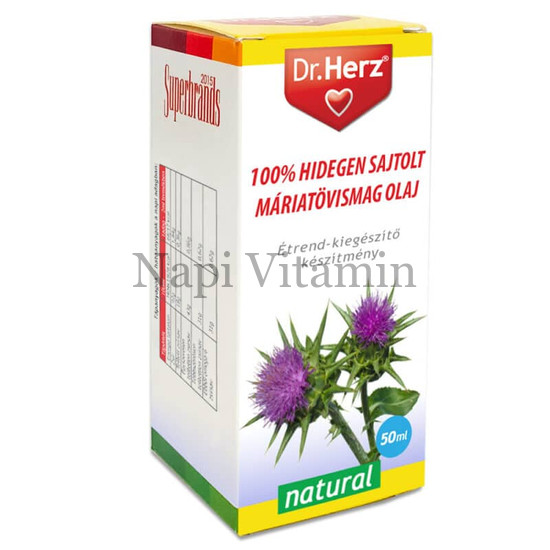 Dr. Herz Máriatövis magolaj 100% hidegen sajtolt 50ml